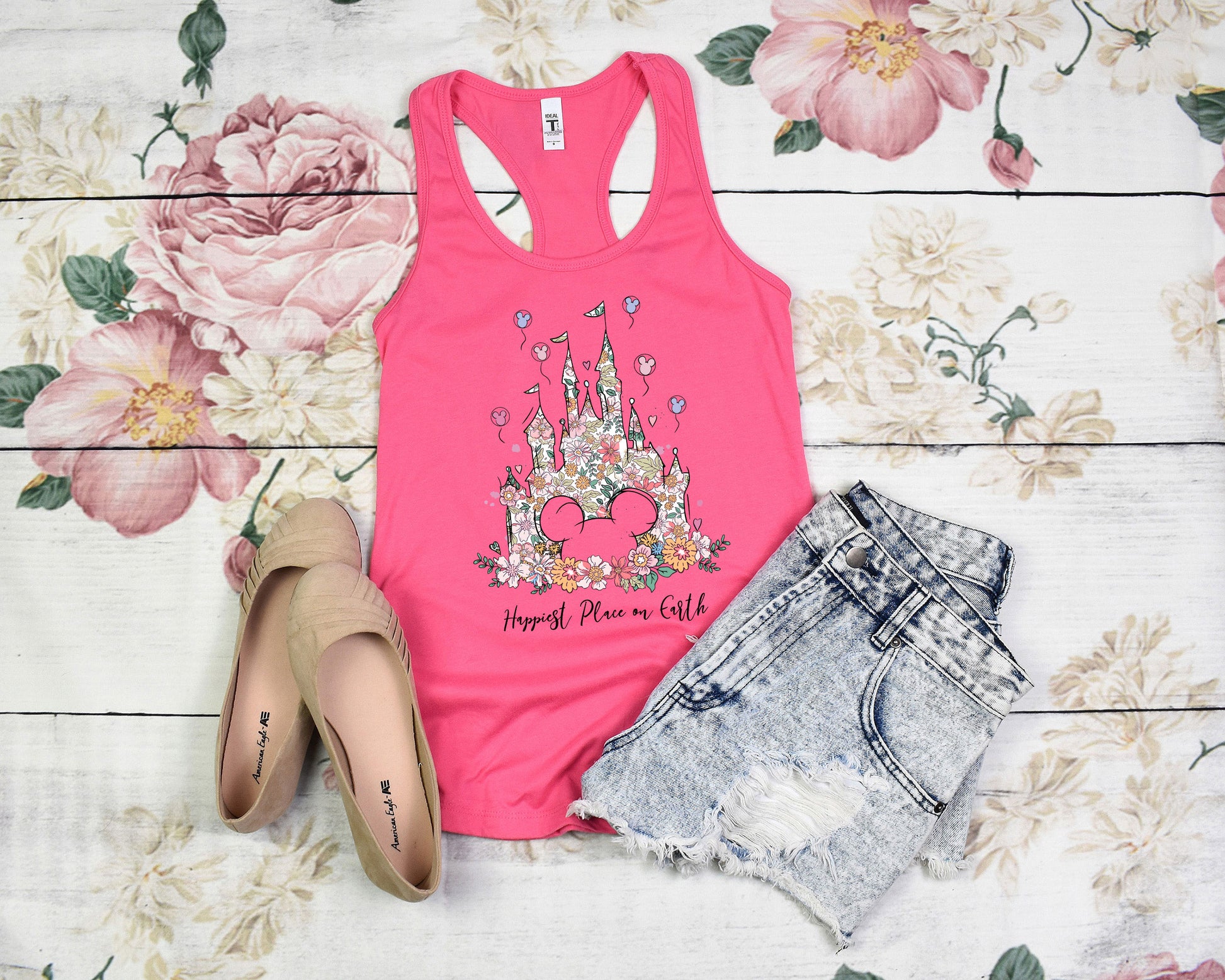 Disney Flower Castle Shirt