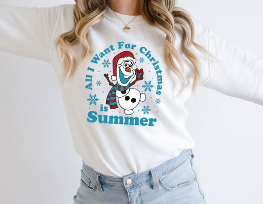 Cute Olaf Disney Frozen Sweatshirt