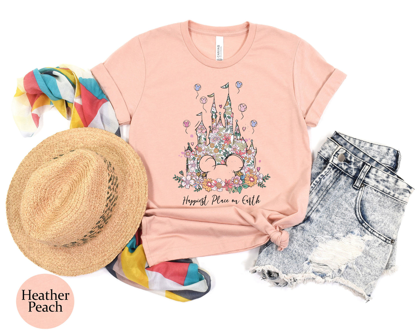 Disney Flower Castle Shirt