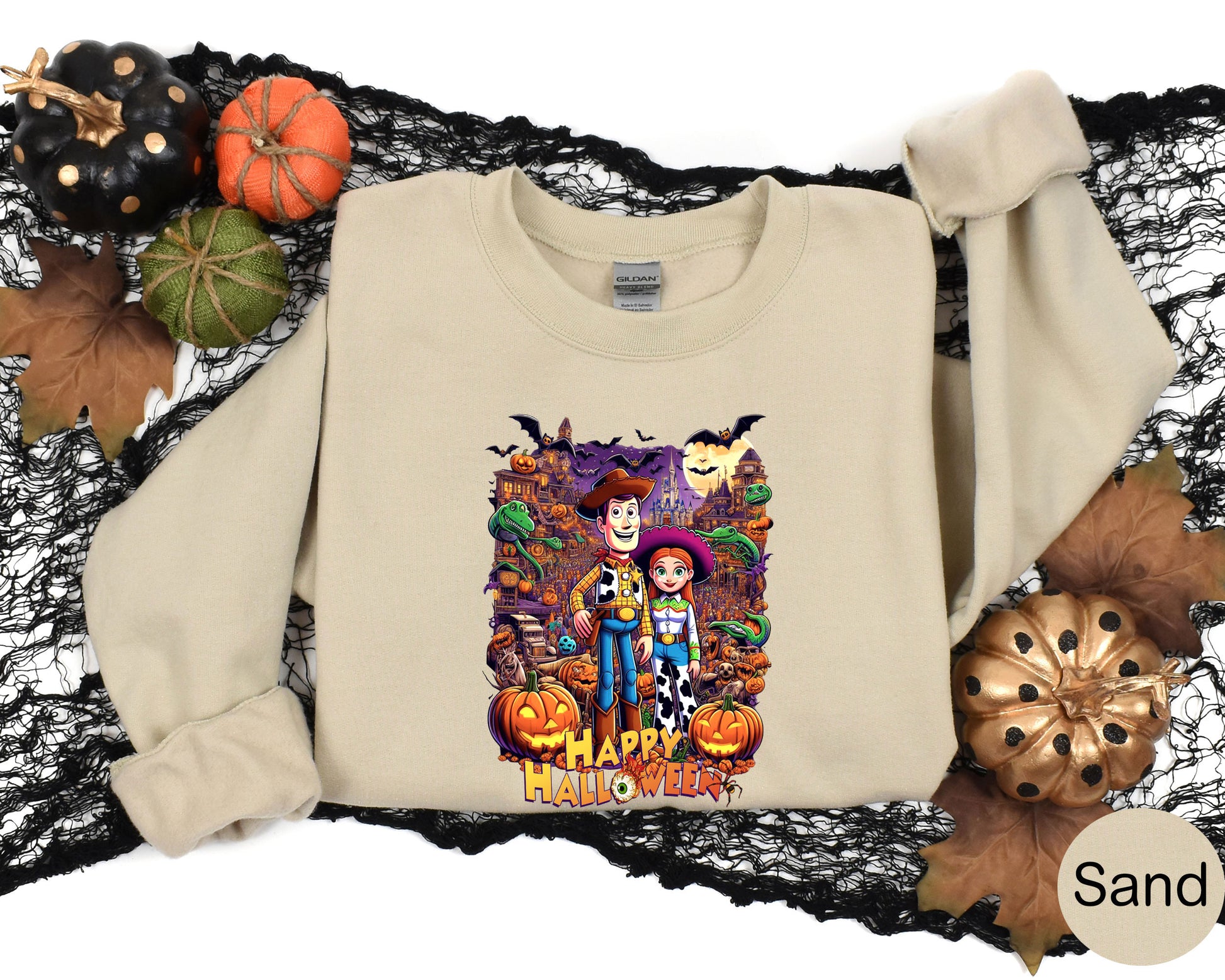 Disney Toy Story Halloween Vacation Family Tops, Woody & Jessie Sweatshirt for Halloween Adventures at Disney World