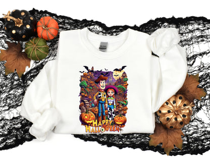 Disney Toy Story Halloween Vacation Family Tops, Woody & Jessie Sweatshirt for Halloween Adventures at Disney World