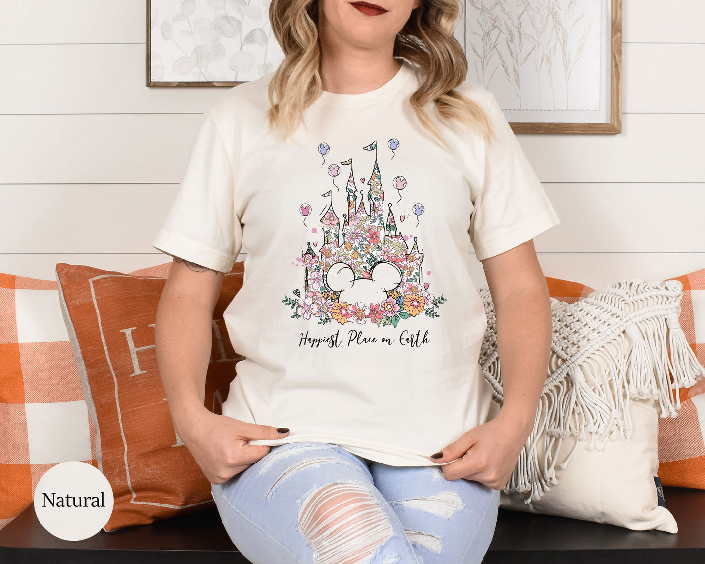 Disney Flower Castle Shirt