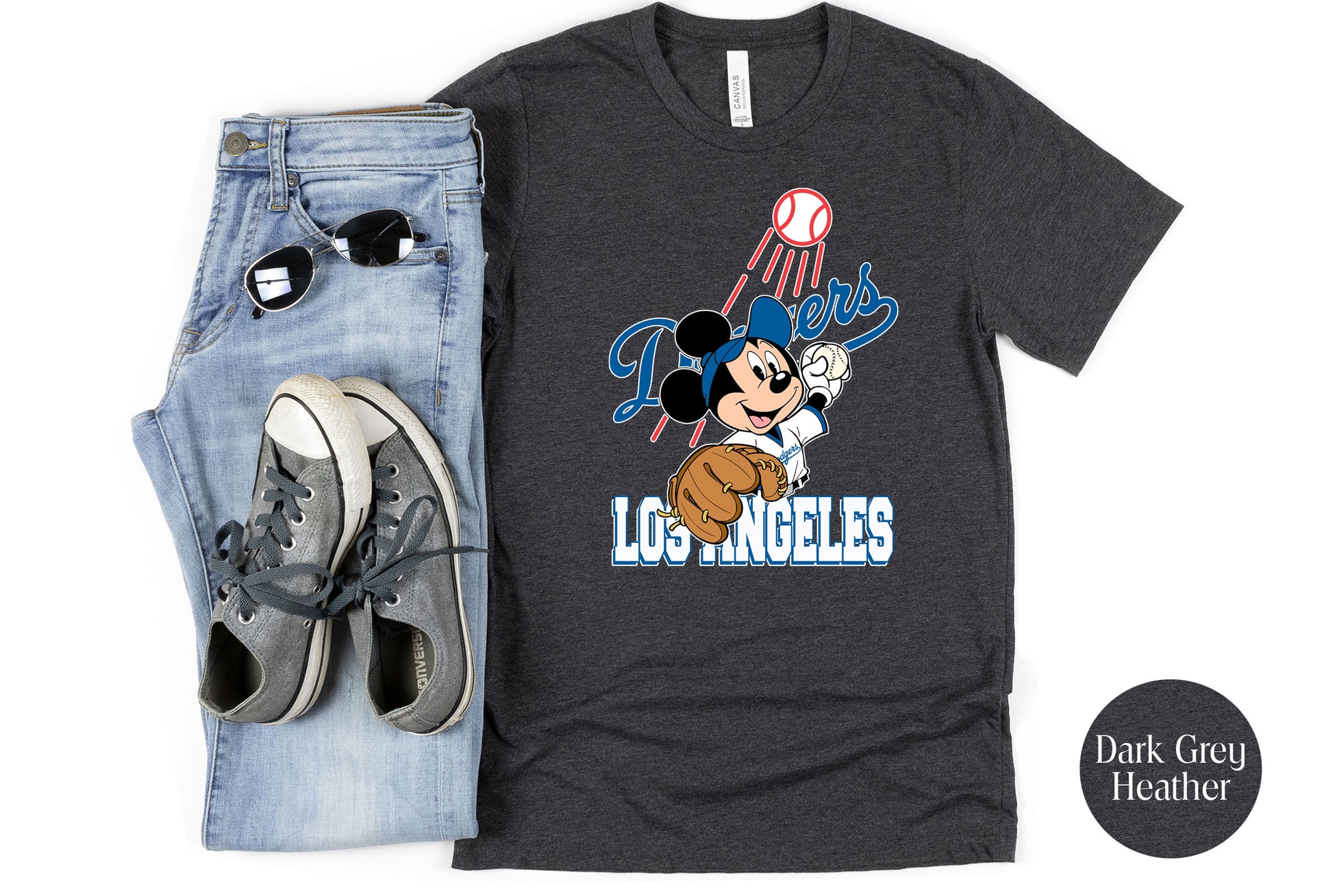 Los Angeles Dodgers Mickey baseball Shirt