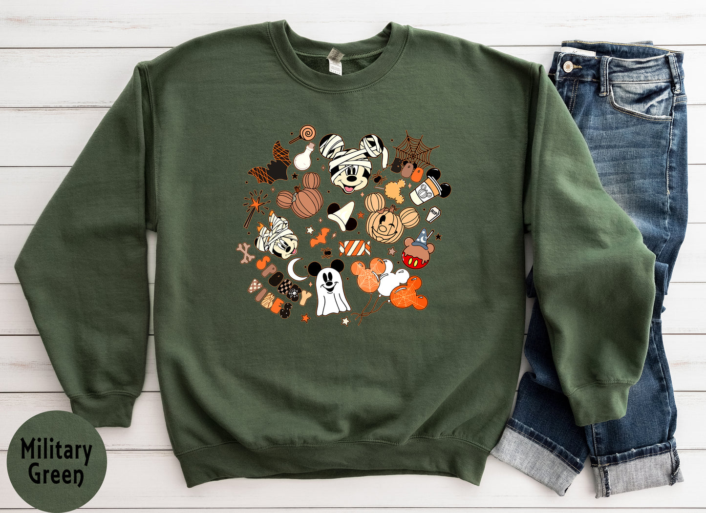 Disney-Inspired Halloween Vacation family matching Sweatshirt