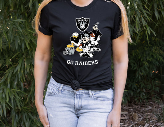 Las Vegas Raiders Disney Football Shirt