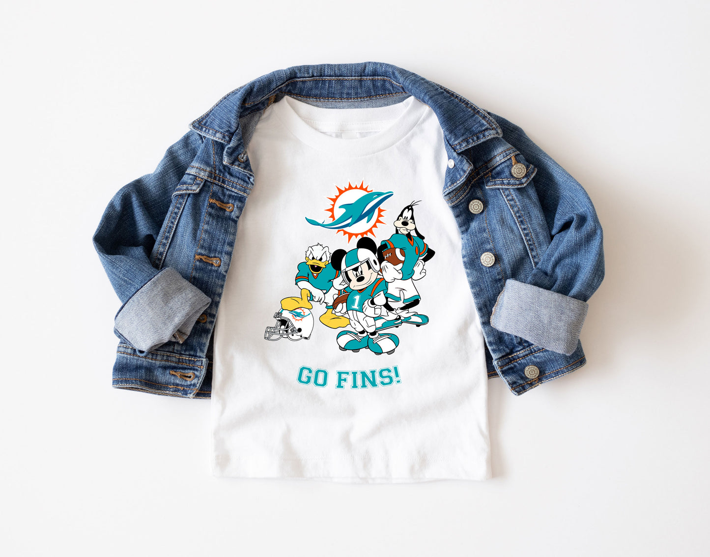 Miami Dolphins Disney Football Shirt