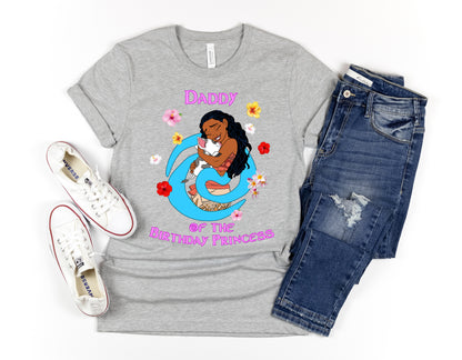 Princess Moana Disney-Inspired Birthday Family Shirt