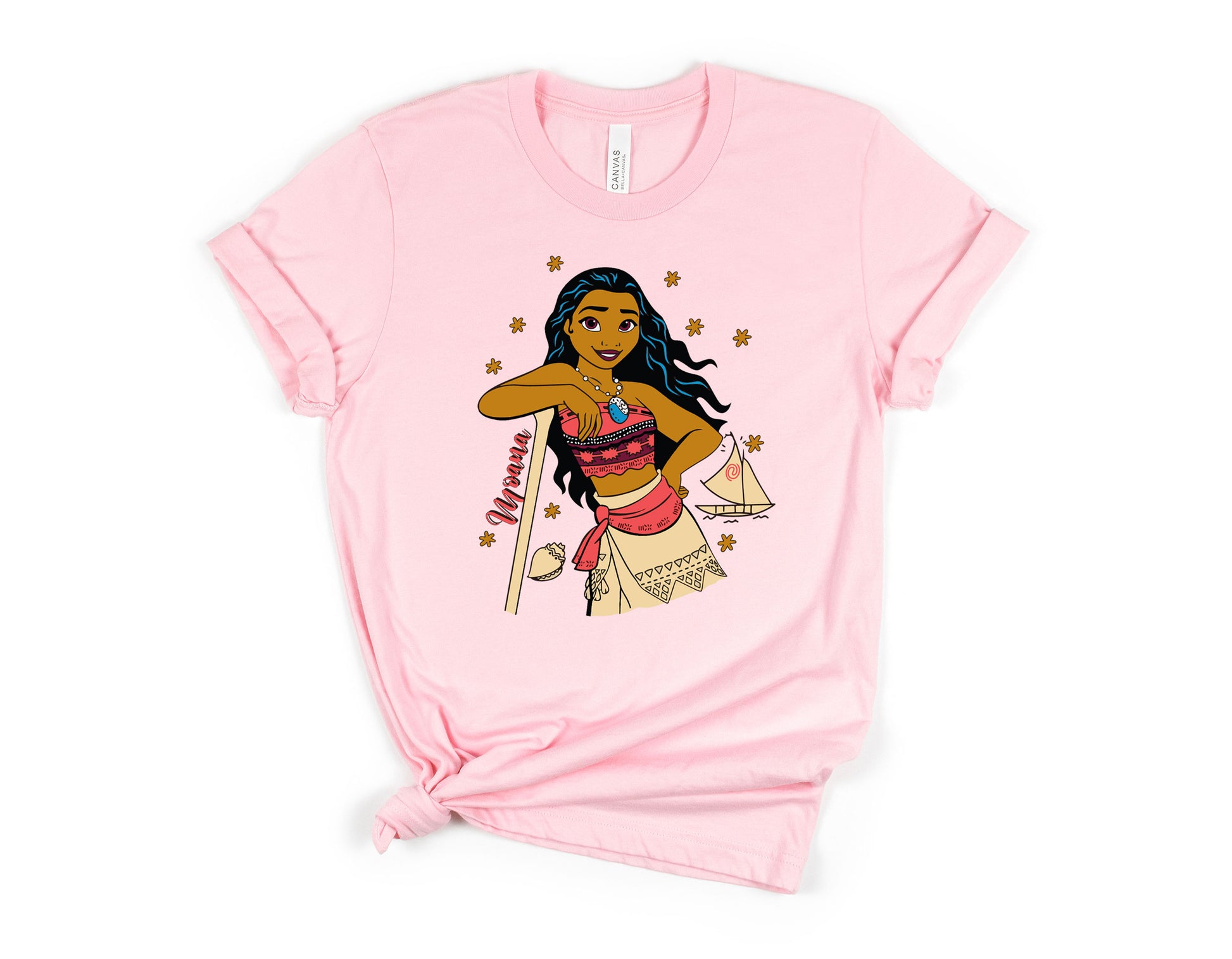 Elegant Princess Moana Women's Vacation Shirt