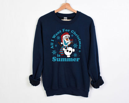 Cute Olaf Disney Frozen Sweatshirt