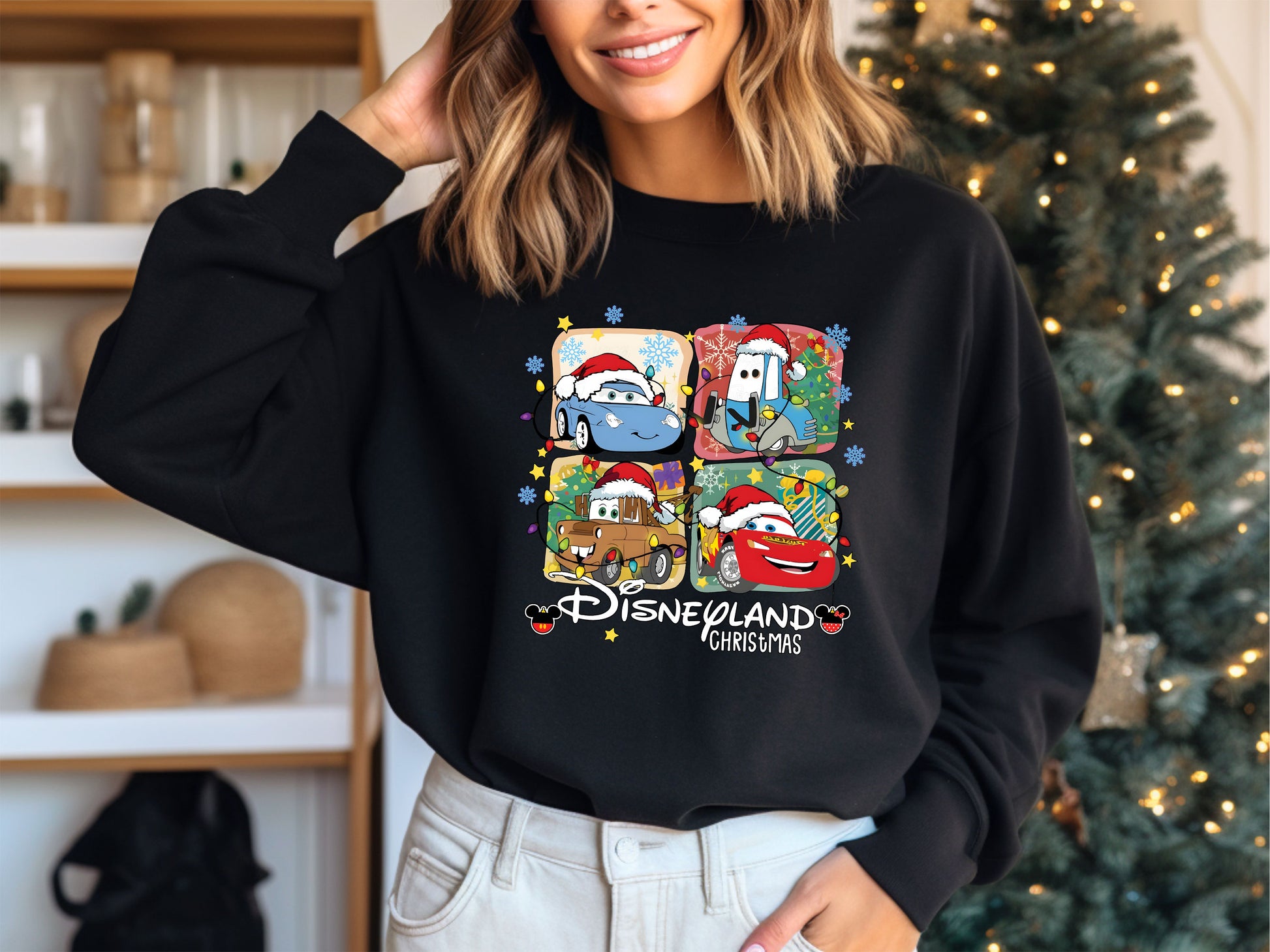 Cute Disney Cars-Inspired Family Trip Sweatshirts