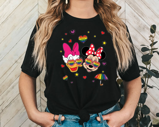 LGBT Minnie & Daisy Disney Pride Shirt