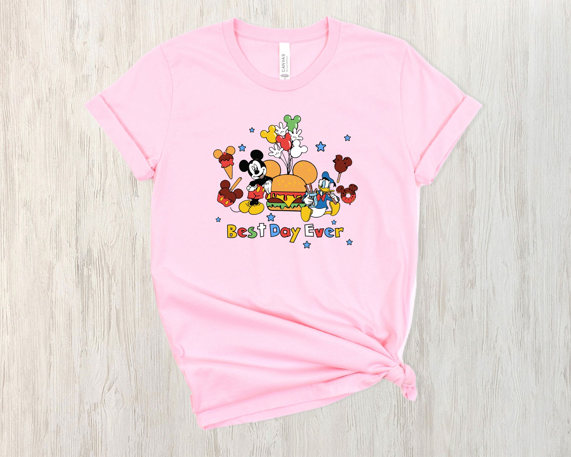 Mickey and Donald Snacking Around Shirt