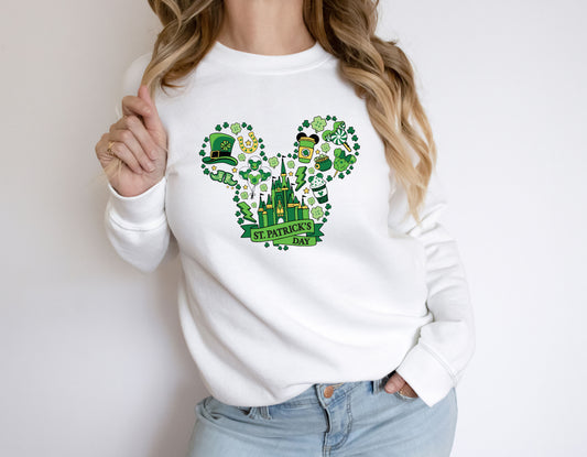 Disney-Inspired St. Patrick Day Matching Sweatshirt