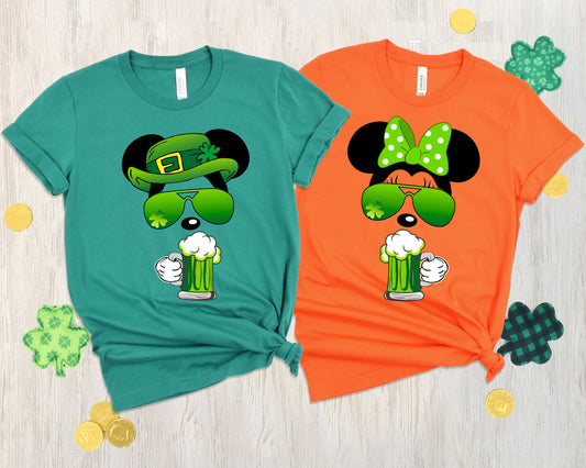 Irish Mickey Mouse Beer Shirts