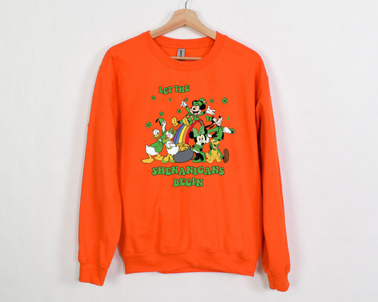 Let the Shenanigans Begins Disney Saint Patrick Family Top