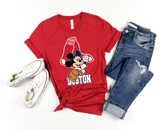 Boston Red Sox Disney baseball Shirt