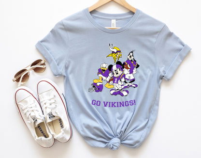 Minnesota Vikings Disney football Shirt, Mickey Sport T-shirt