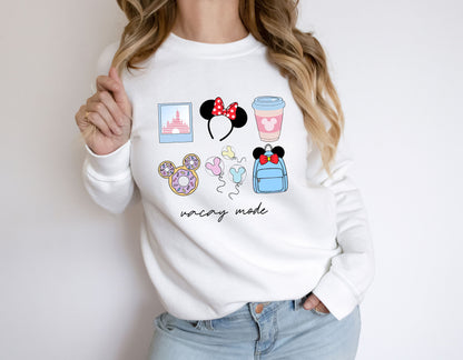 Disneyland Girls Trip Vacay Mode Sweatshirt