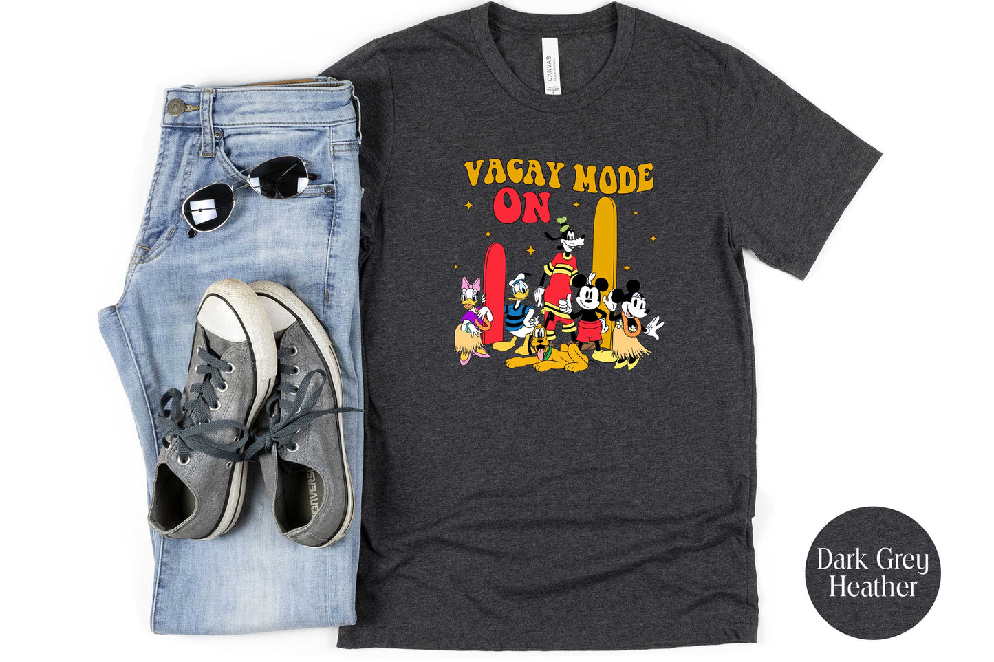 Vacay Mode On Mickey and Friends Tee