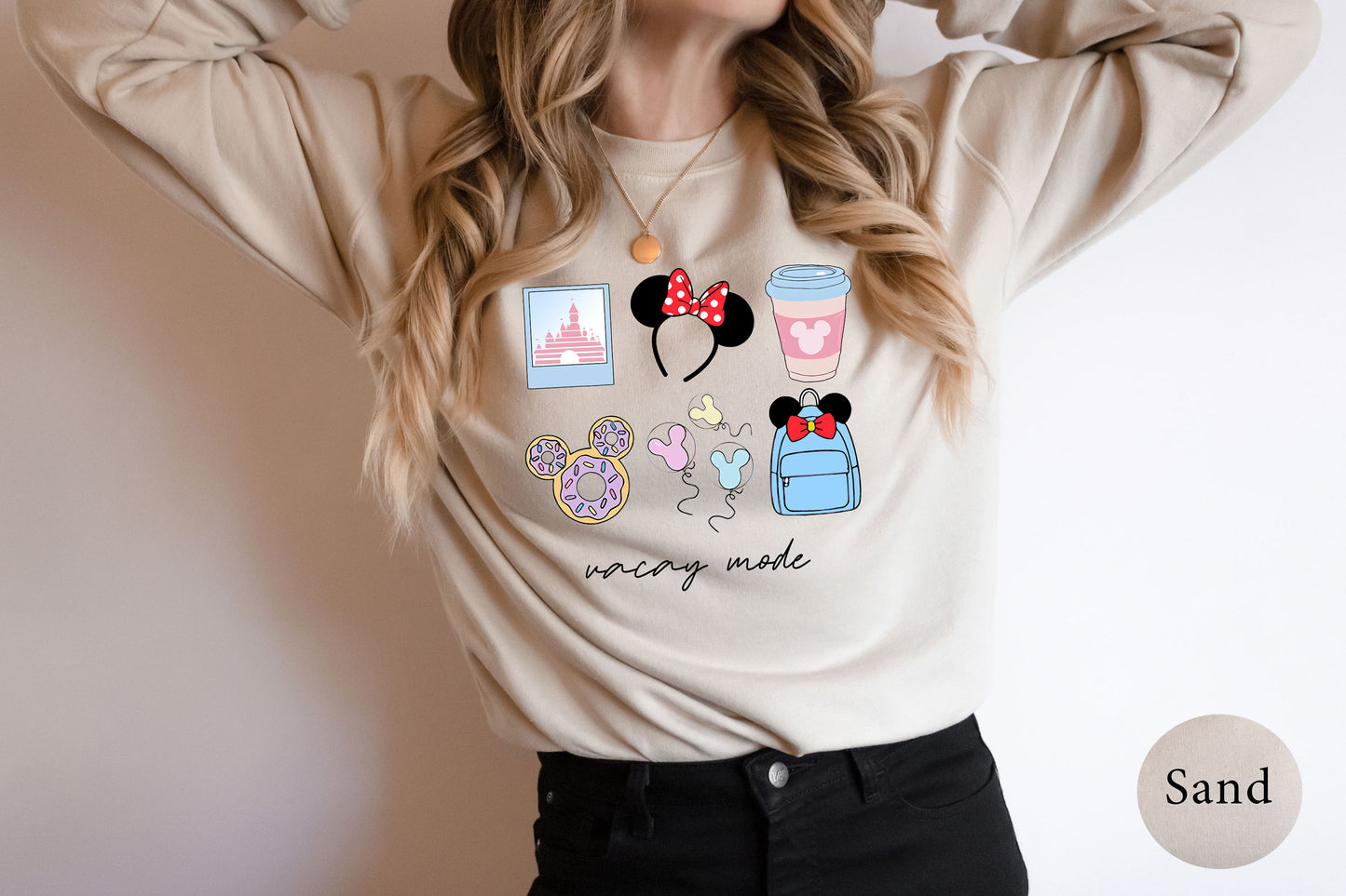 Disneyland Girls Trip Vacay Mode Sweatshirt