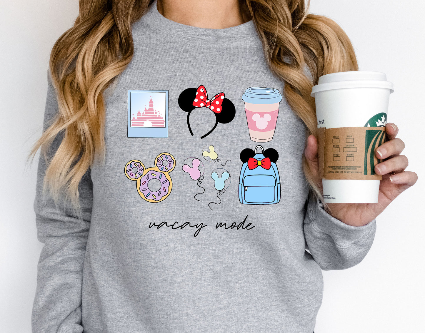 Disneyland Girls Trip Vacay Mode Sweatshirt