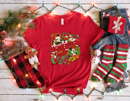 2024 Mickey's Christmas Party Family Shirts