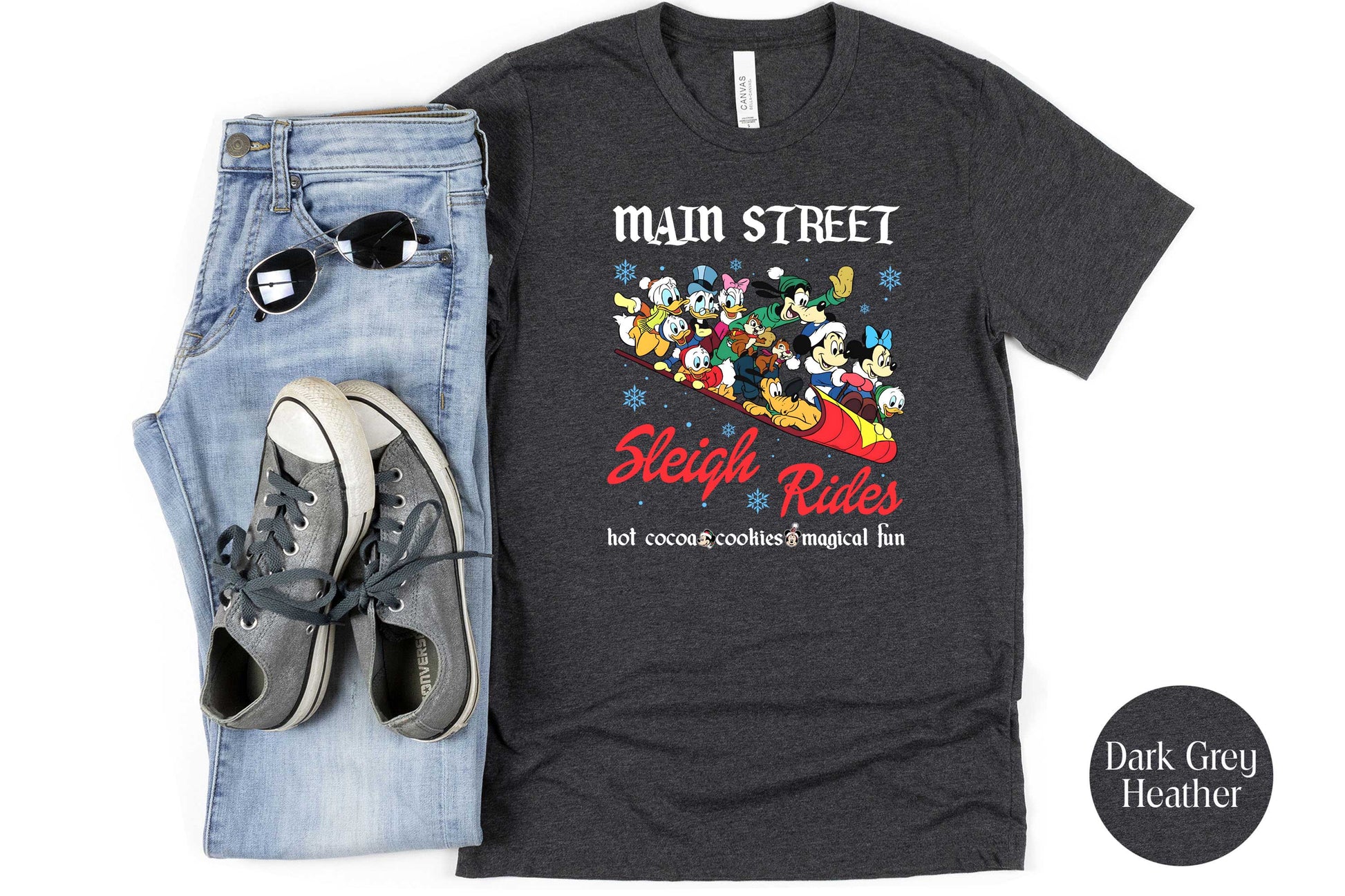 Main Street Sleigh Rides Christmas Shirt