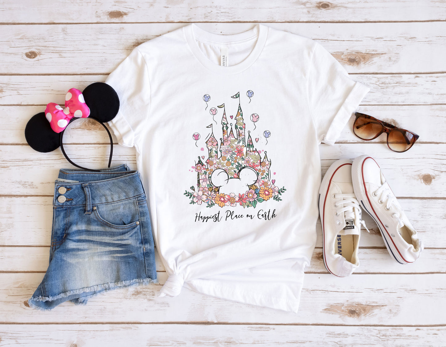 Disney Flower Castle Shirt