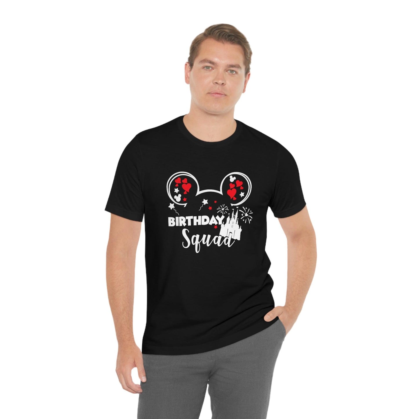 Disney-inspirierte Geburtstagstrupp-Familien-Matching-Shirts