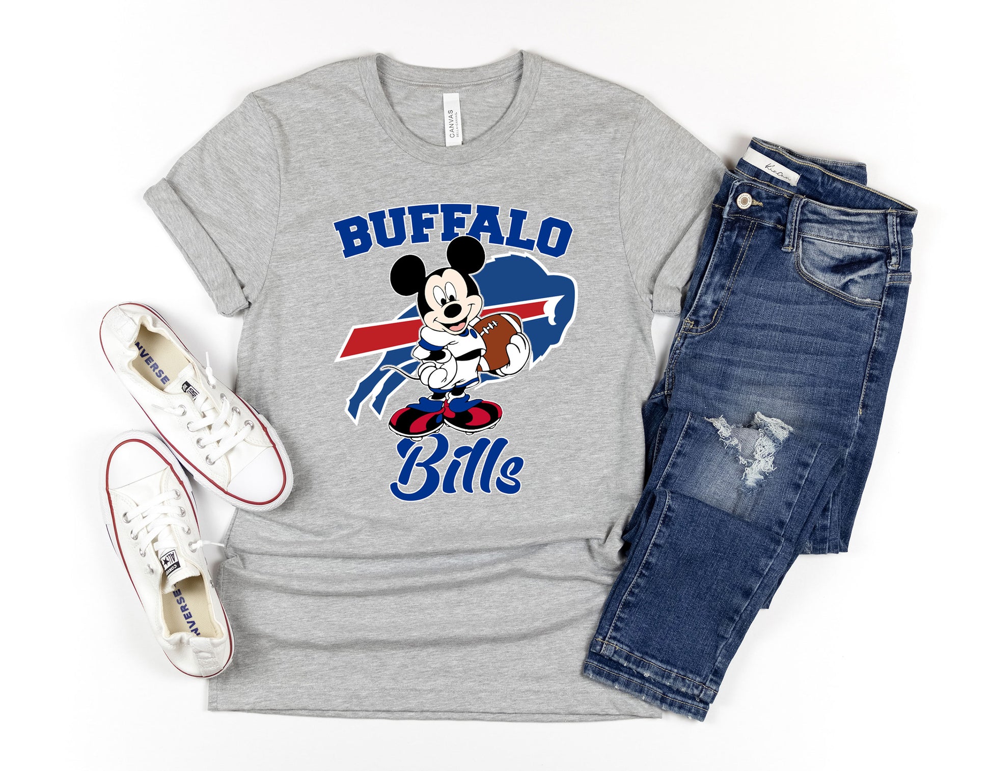 Buffalo Bills Mickey Mouse football Shirt