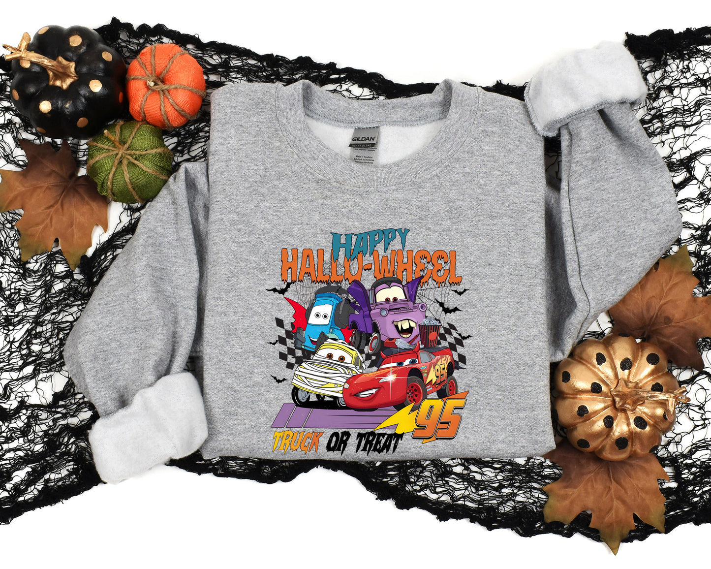 Disney Cars-Inspired Halloween Sweatshirt