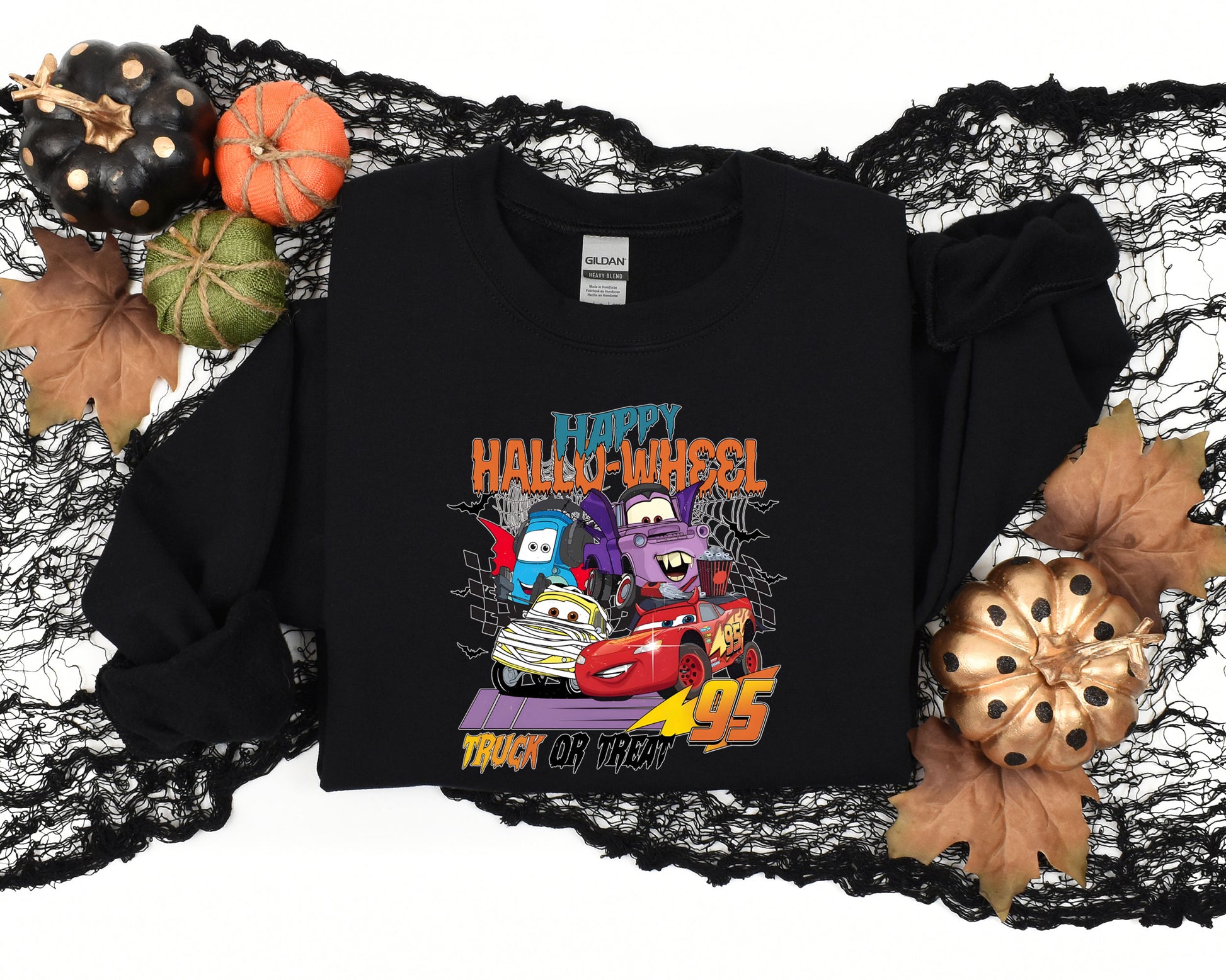 Disney Cars-Inspired Halloween Sweatshirt