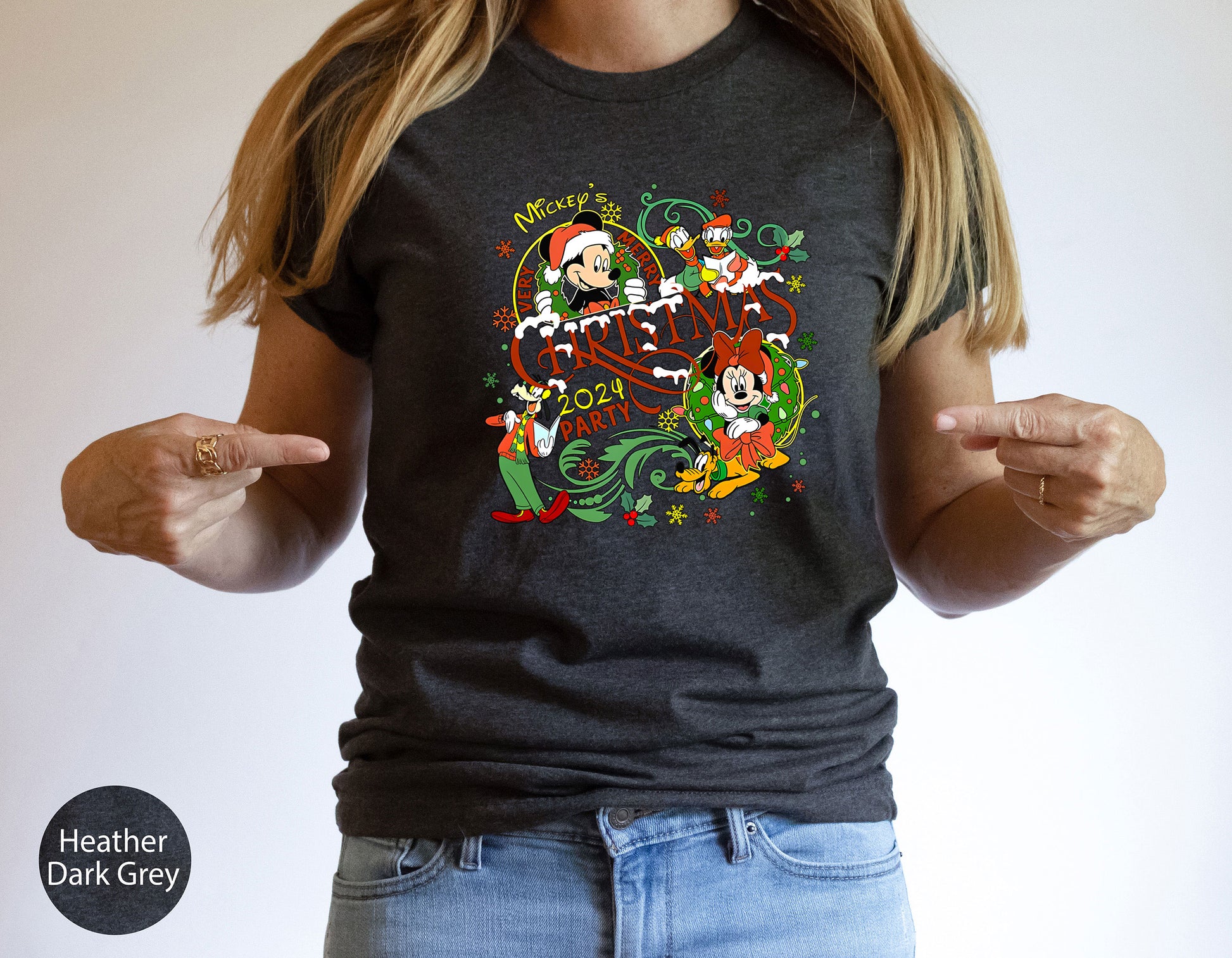 2024 Mickey's Christmas Party Family Shirts