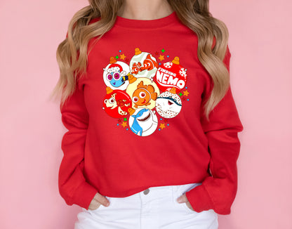 Festive Finding Nemo Christmas Sweatshirt