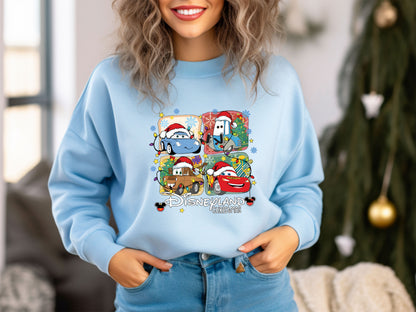 Cute Disney Cars-Inspired Family Trip Sweatshirts