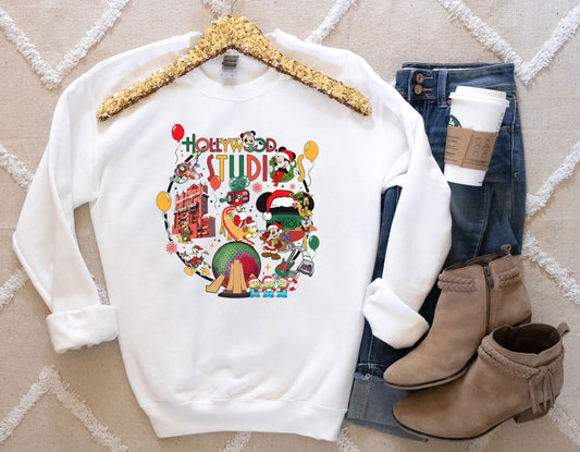 Disney Christmas matching family sweatshirt