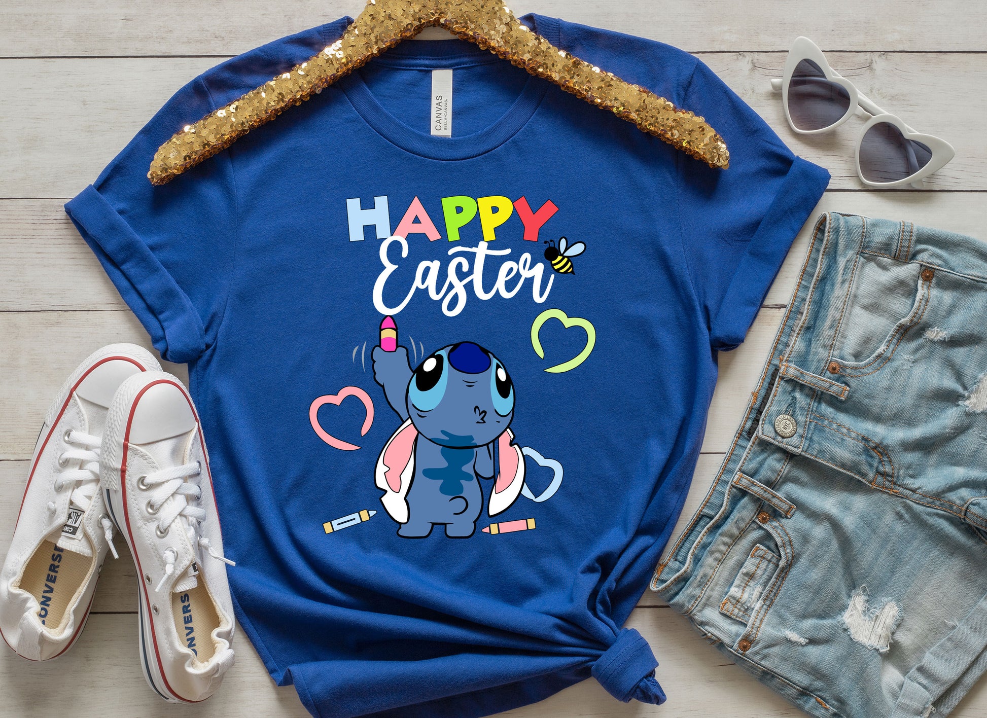 Cute Stitch Easter T Shirts