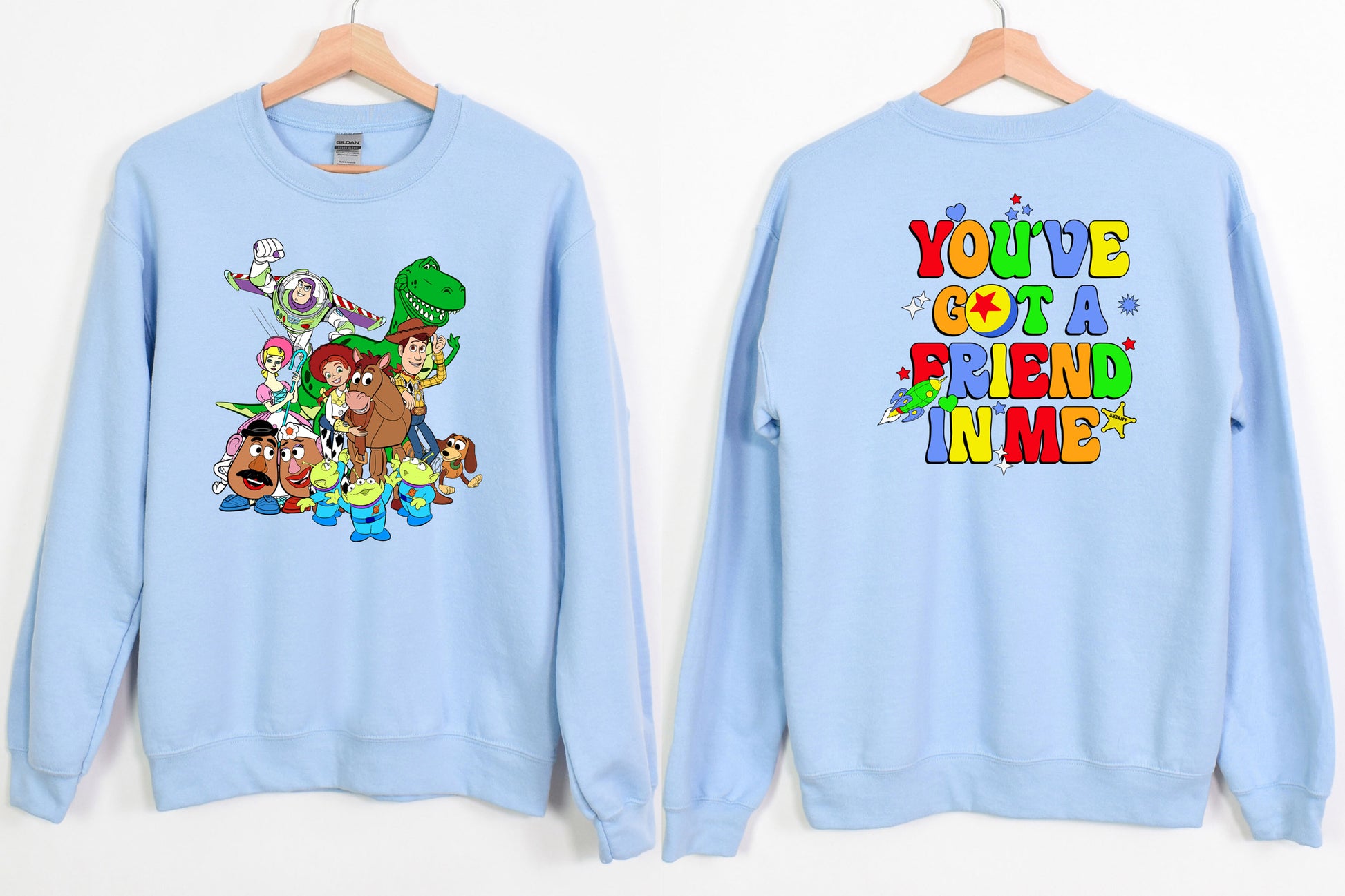 Toy Story You've Got A Friend In Me Family Sweatshirt