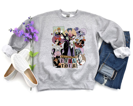 Disney Villains The Evil Tour Family Sweatshirt