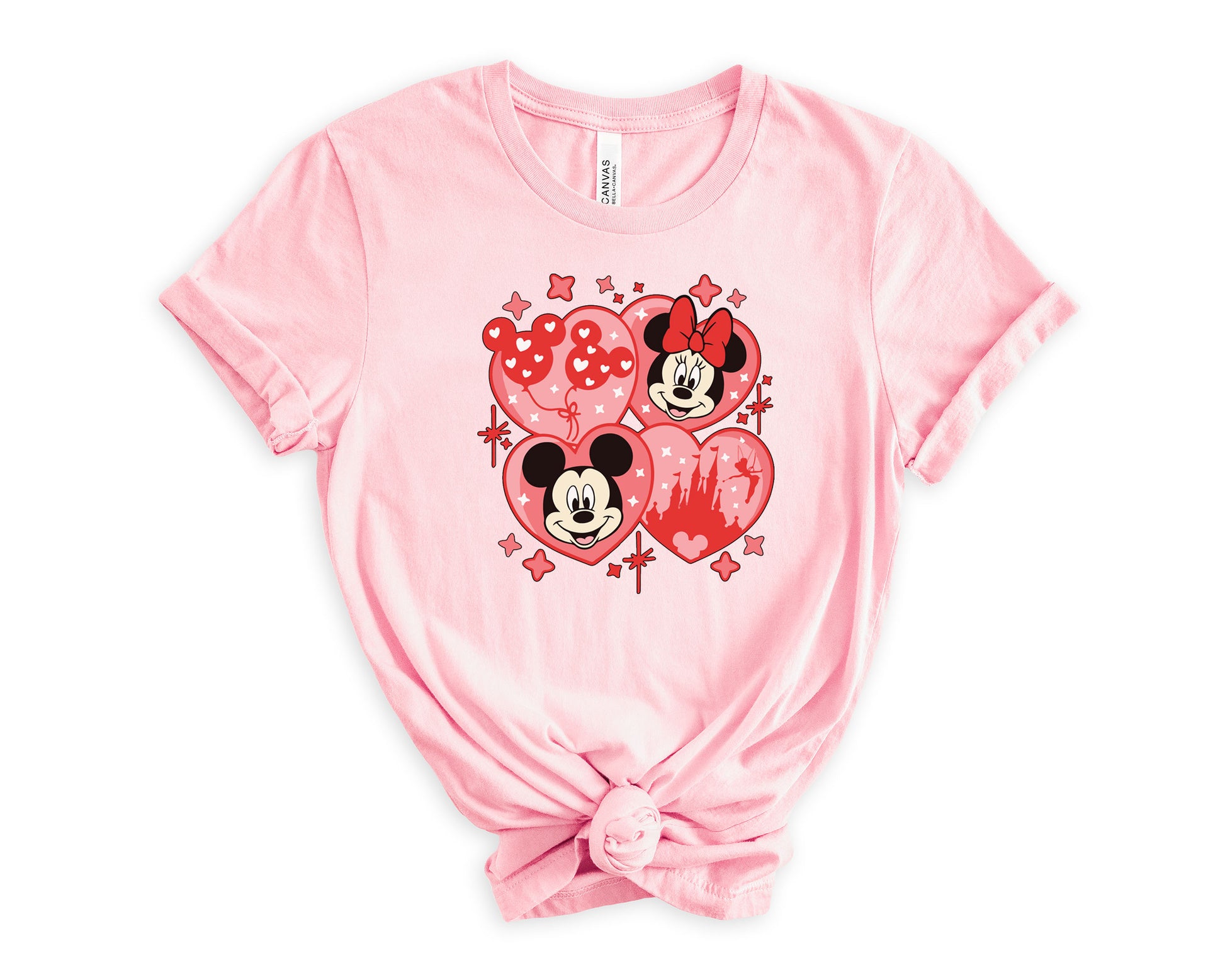 Mickey Minnie Matching Valentine Couple Shirts