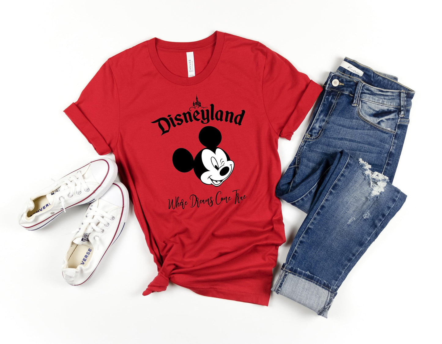 Disneyland Urlaub Mickey Minnie passendes Familien-T-Shirt