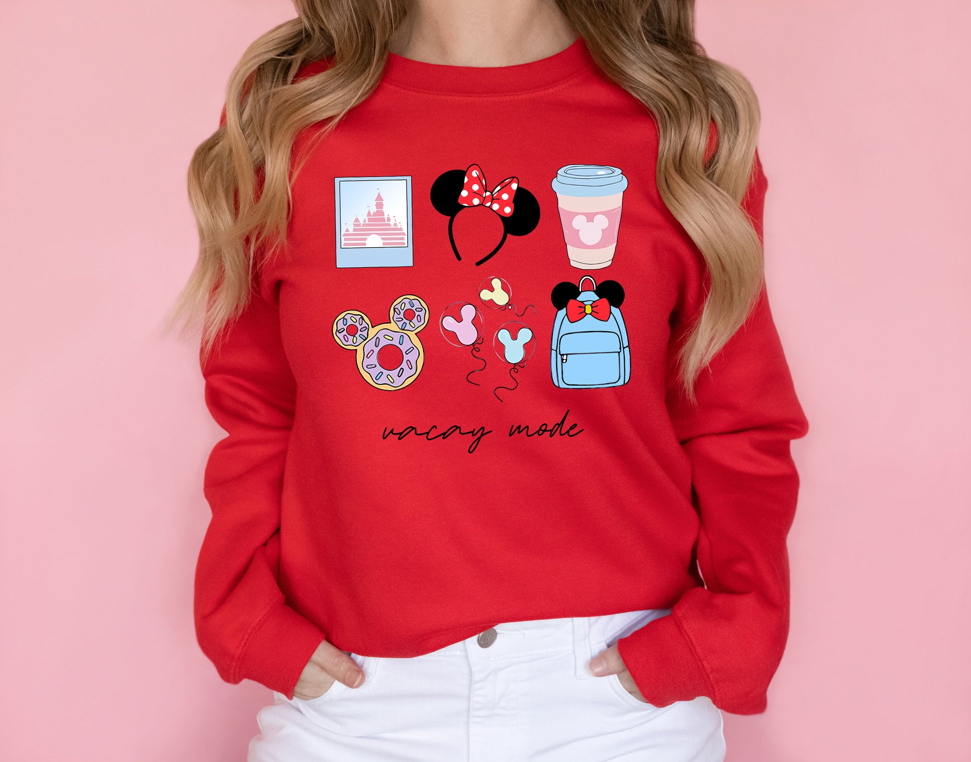 Disneyland Girls Trip Vacay Mode Sweatshirt