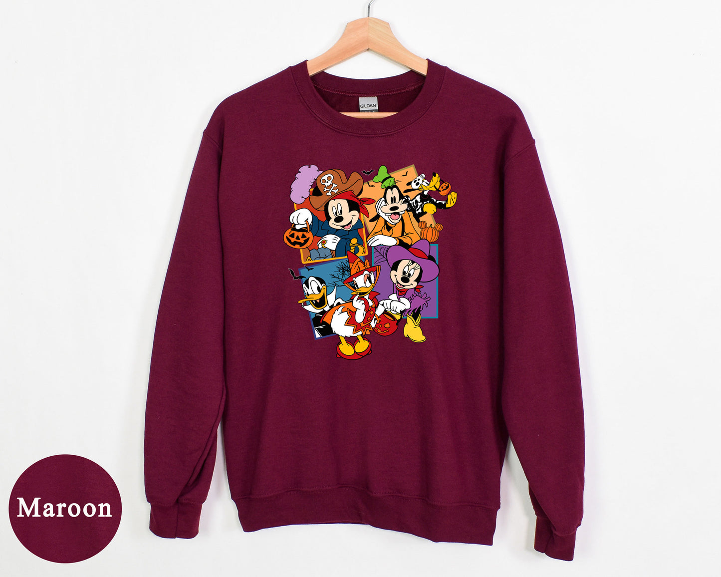 Mickey Mouse and Friends Halloween Vacation Family Sweatshirt