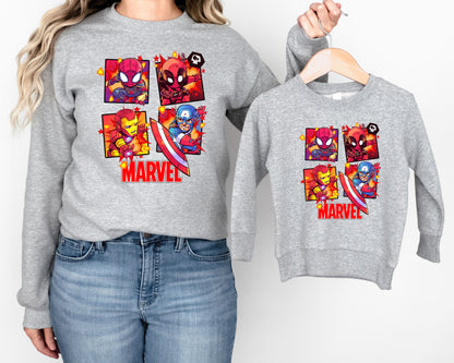 Marvel Avengers Family Sweatshirt for True Heroes