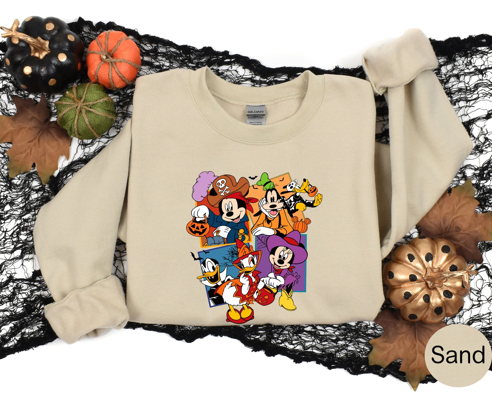 Mickey Mouse and Friends Halloween Vacation Family Sweatshirt