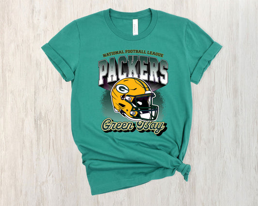 Cool Green Bay Packers Helmet American football Shirt