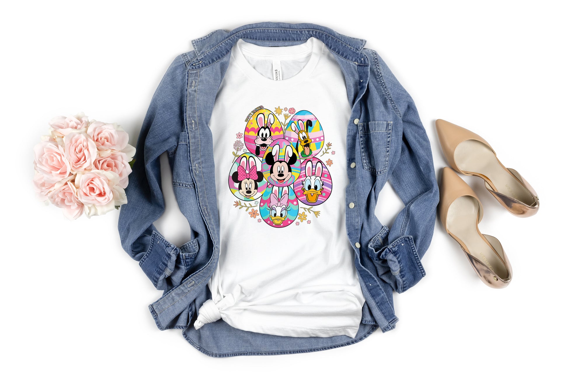 Happy Easter Disney family t-shirt