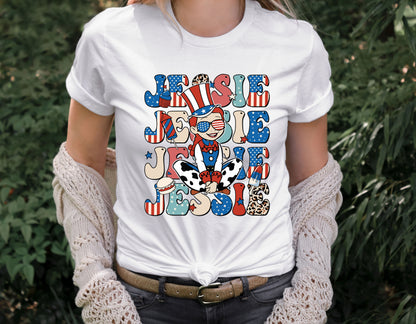 Vintage Toy Story 4th of July family t-shirt