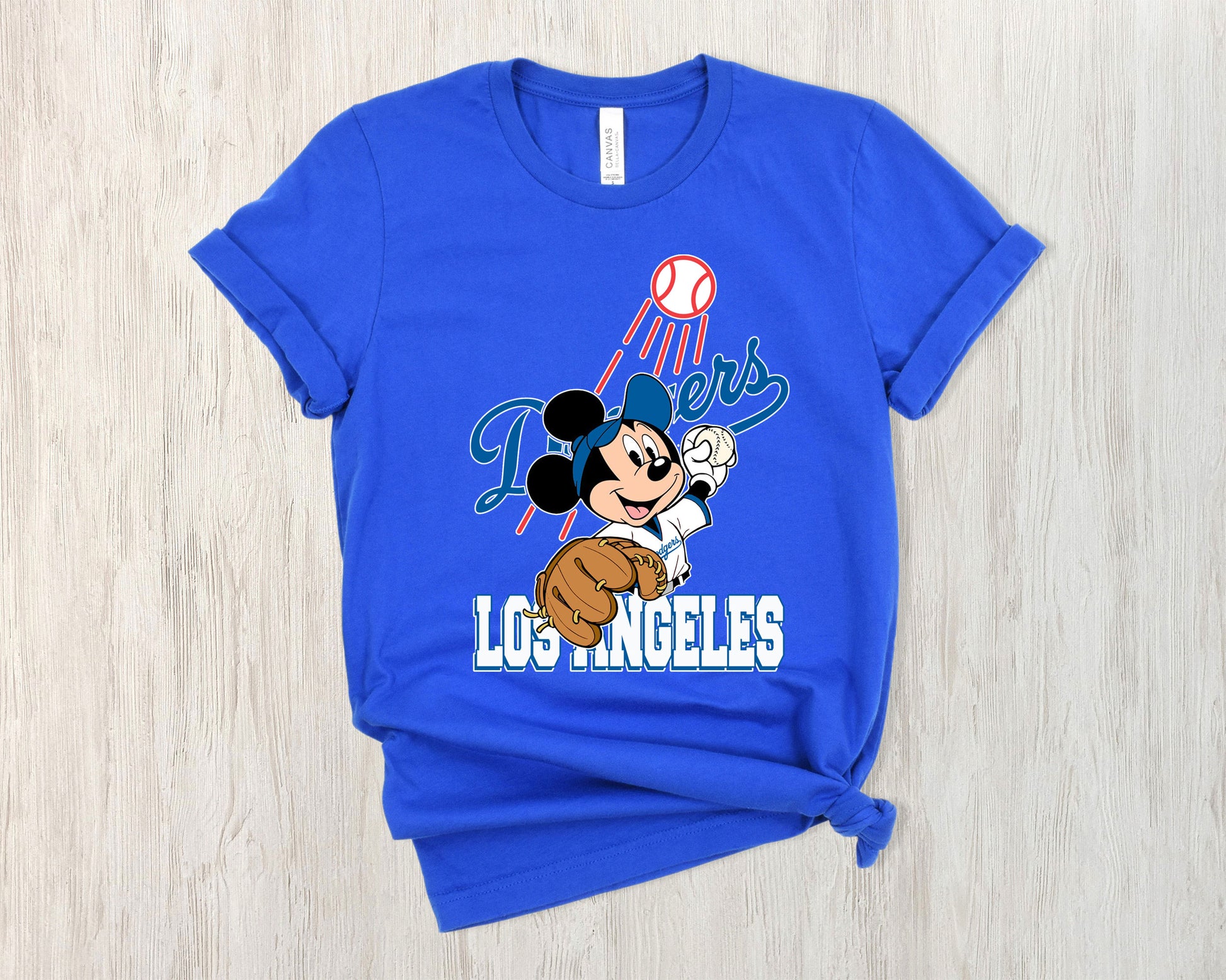 Los Angeles Dodgers Mickey baseball Shirt