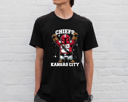 Kansas City Chiefs The Mandalorian football Shirt - Star Wars T-shirt